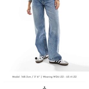 ASOS Light Blue Flare Jeans